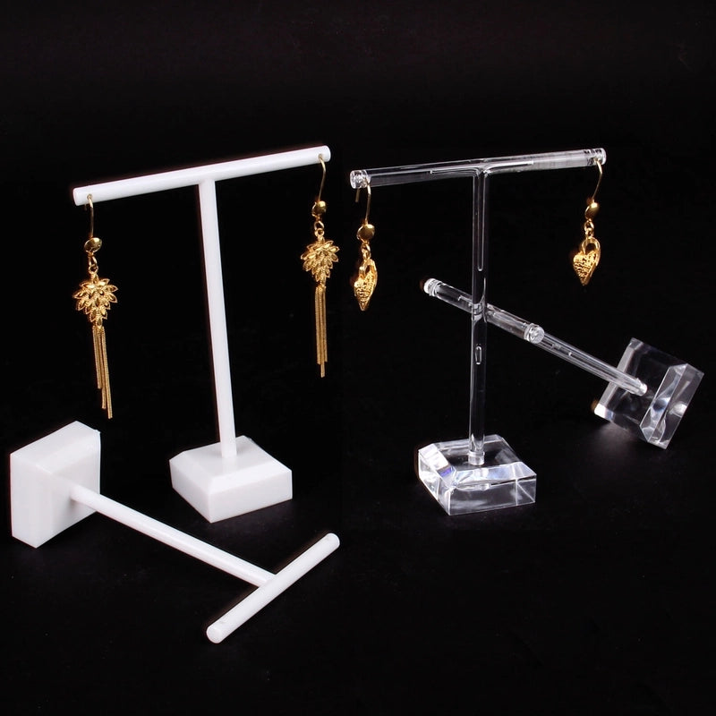 Jewelry Rack Plastic Two-piece Earrings Jewelry Storage Store Display Props Stall Earrings Display Stand