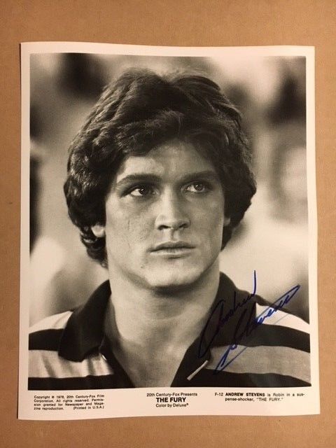 Andrew Stevens Handsome 8x10 Signed Photo Poster painting Auction House COA**