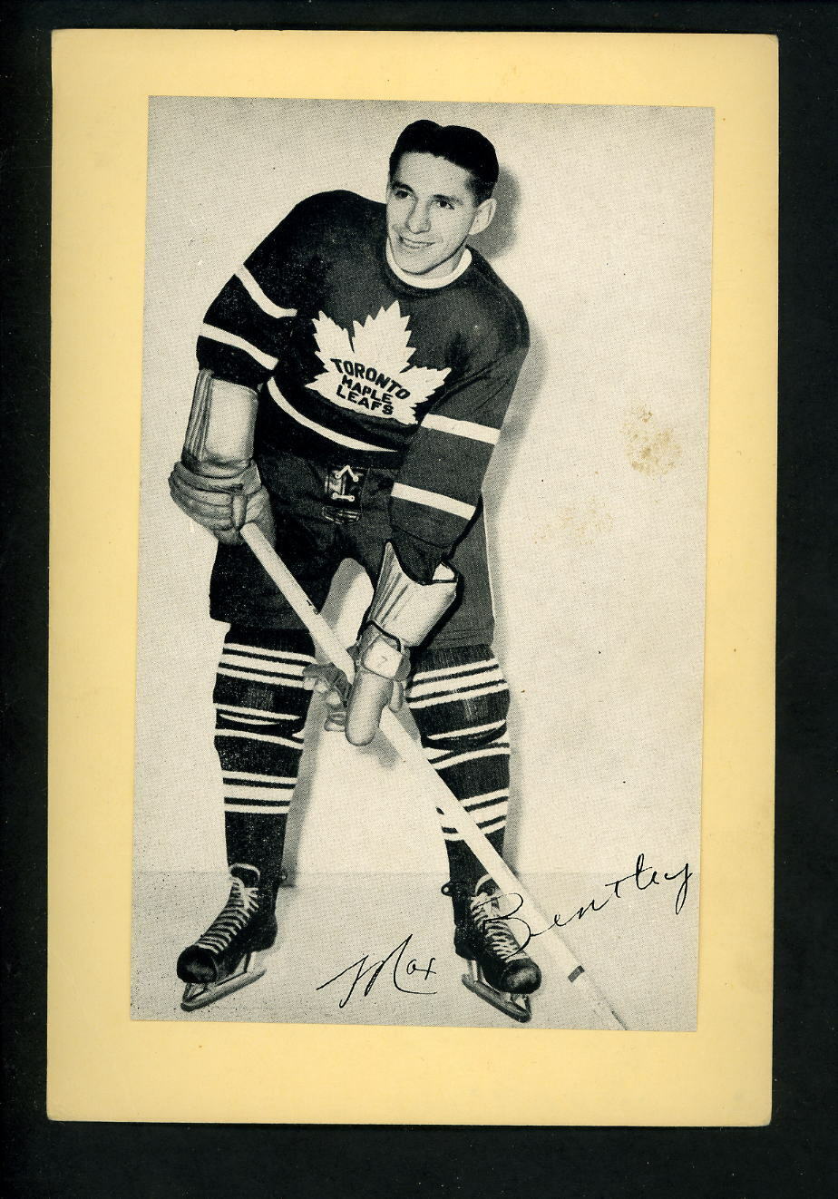 # 379 Max Bentley 1944-63 Beehive Group 2 Photo Poster paintings Toronto Maple Leafs