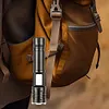 30W LED+COB High Power Flashlight USB Rechargeable 800LM Zoomable Flashlight