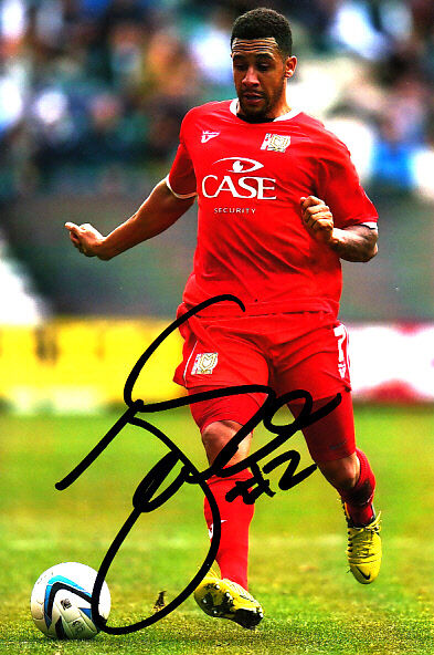 Milton Keynes Dons F.C Jon Otsemobor Hand Signed 12/13 Photo Poster painting 6x4 MK Dons 2.