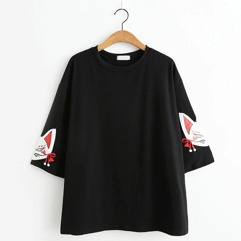 Black Loose Harajuku Shirt SP1812176