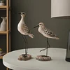 Mediterranean Vintage 3D Seabird Decorative Ornament (Pair)