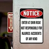 Warning - Vintage Metal Signs(12*16Inch) - Warning