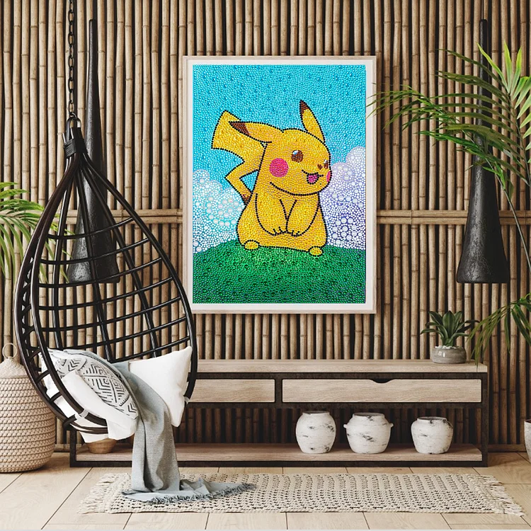 Pokémon Pikachu 30*30cm full round drill diamond painting – Jules' Diamond  Art