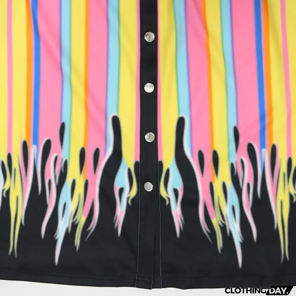 Plus Size Printed Casual Dress