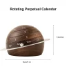 The Planet Calendar is made of solid wood. It can accurately display the date, week and month. It looks like a planet.