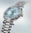 Rolex Oyster Perpetual Day-Date 40mm in Platinum with Ice-Blue Dial Men's Watch 228236-0012