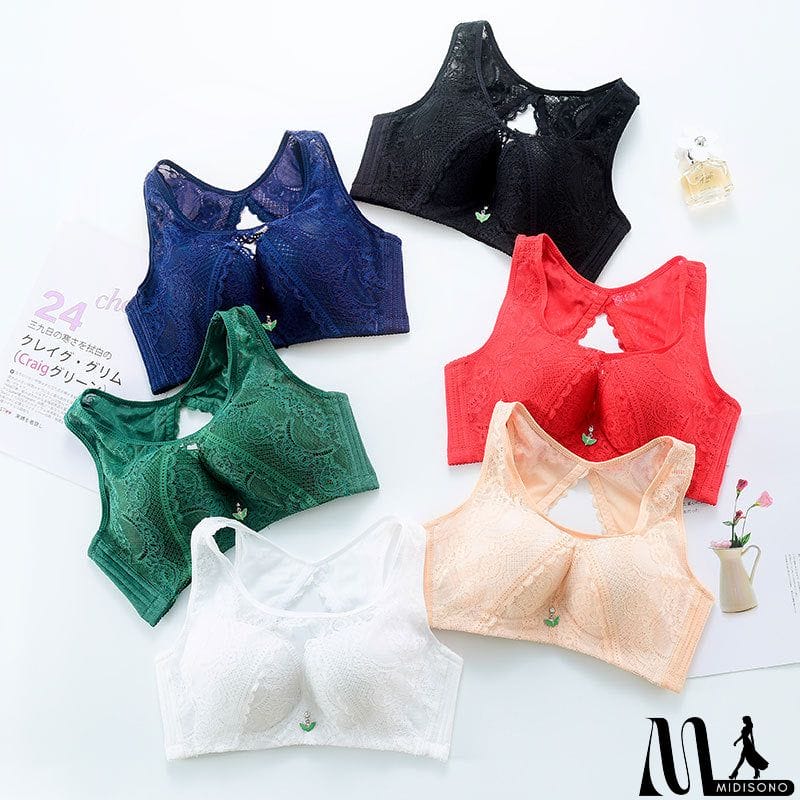 MidiSono - Women's Anti Sagging Sexy Lace Busty Bras