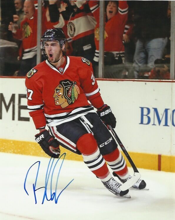 Chicago Blackhawks Brandon Pirri Signed Autographed 8x10 Photo Poster painting COA F