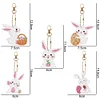 DIY Diamond Painting Keychain-5pcs/Set Rabbit Bag Keychain Jewelry Gift