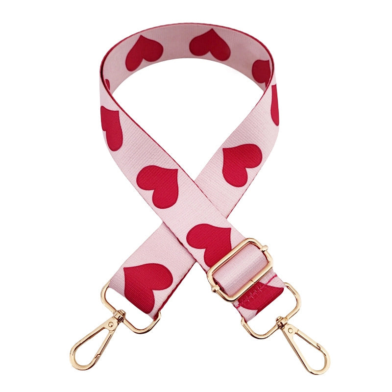 Polyester Color Block Bag Strap