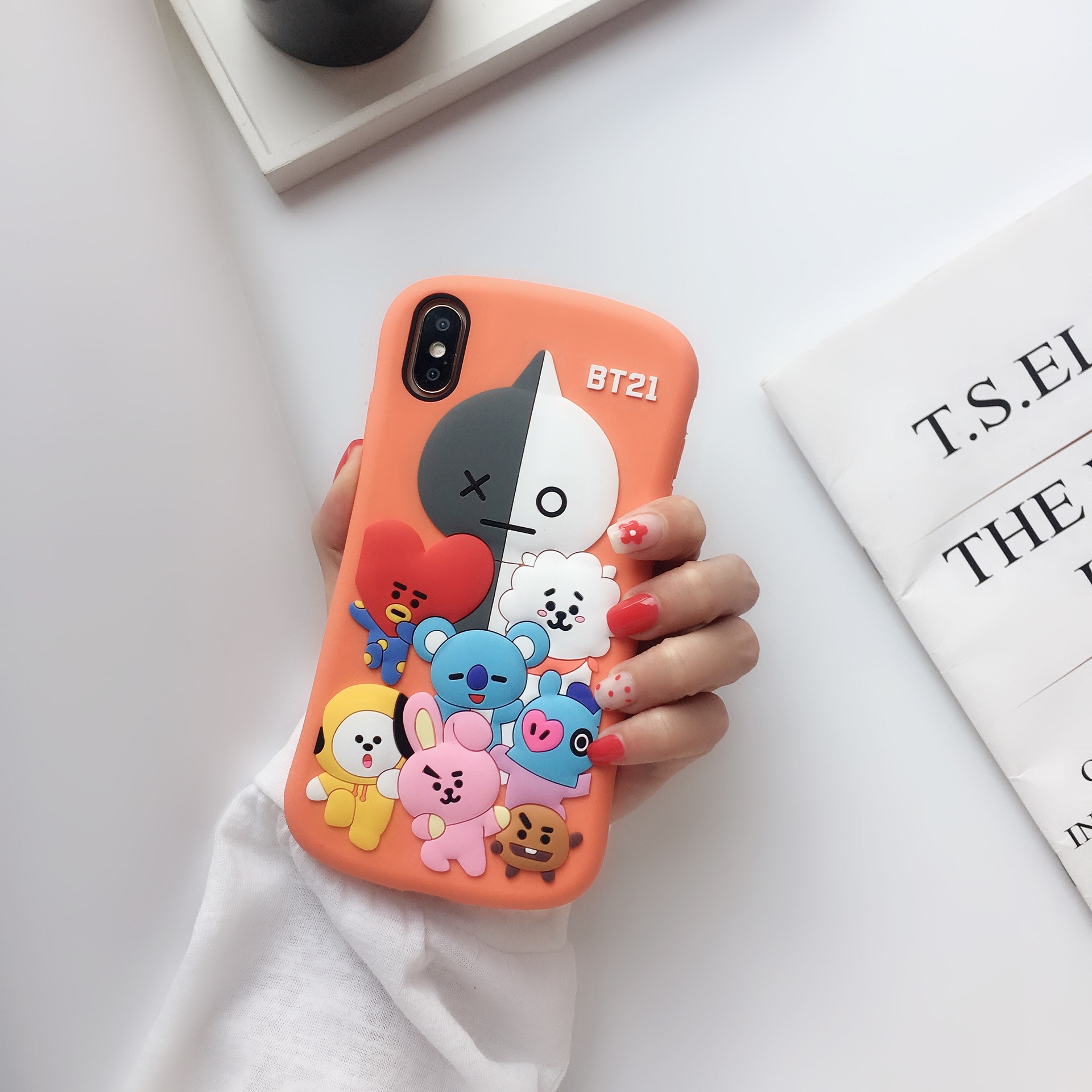 BT21 Silicone Phone Case