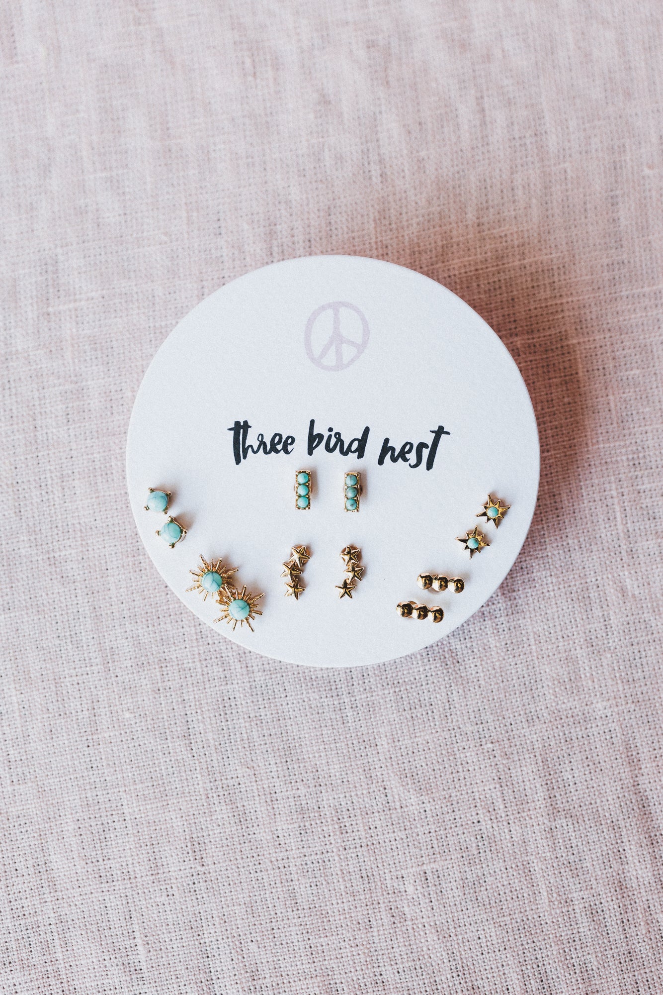 Wild Within Stud Set - Turquoise