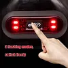 Motorcycle Helmet Safety Light USB Rechargeable Multi-Mode Flashing Helmet Light High Visibility Compact for Motorcycle Bike
