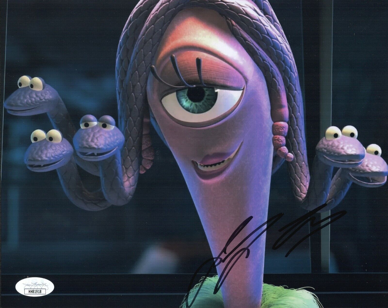 Jennifer Tilly Signed 8x10 Monster’s Inc Cecillia Authentic Autograph JSA COA