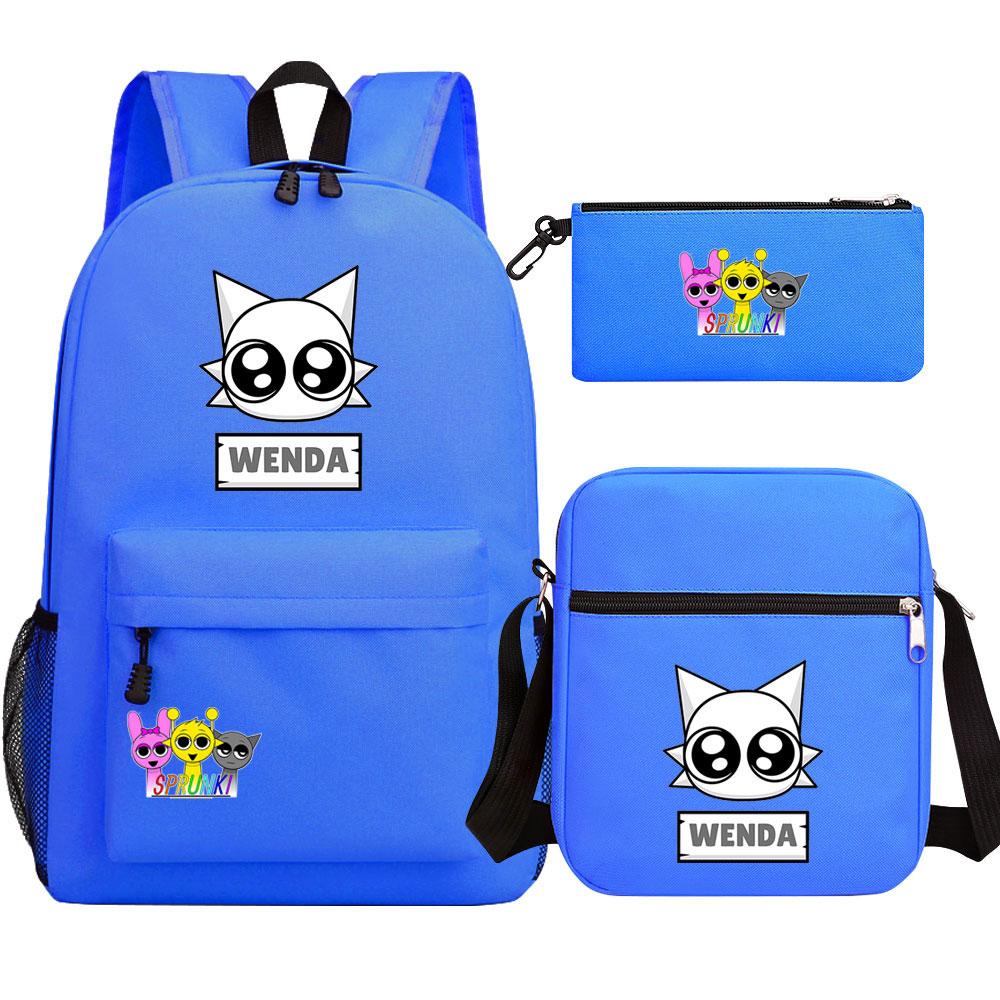 Mayoulove Sprunki Backpack Lightweight Durable Design for School Adventures-Mayoulove