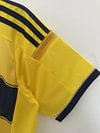 Joyfball 2014 Retro Colombia Home Football Jersey 