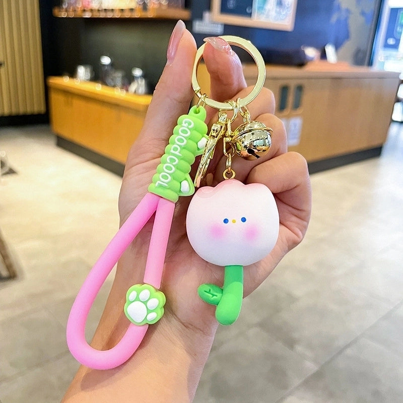 Cute Flower Resin Women’s Keychain