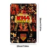 Kiss - Panneaux en &eacute;tain m&eacute;tallique(20*30cm/30*40cm) - Musique