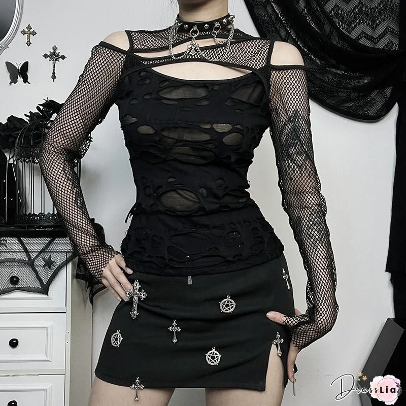 Grunge Graphic Aesthetic Print Crop Top Summer Y2K Harajuku Dark Academia Gothic Sleeveless Tank Tops Women Vintage