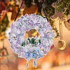 DIY Christmas Wreath Art Acylic Crystal Rhinestone Hanging Craft Kits