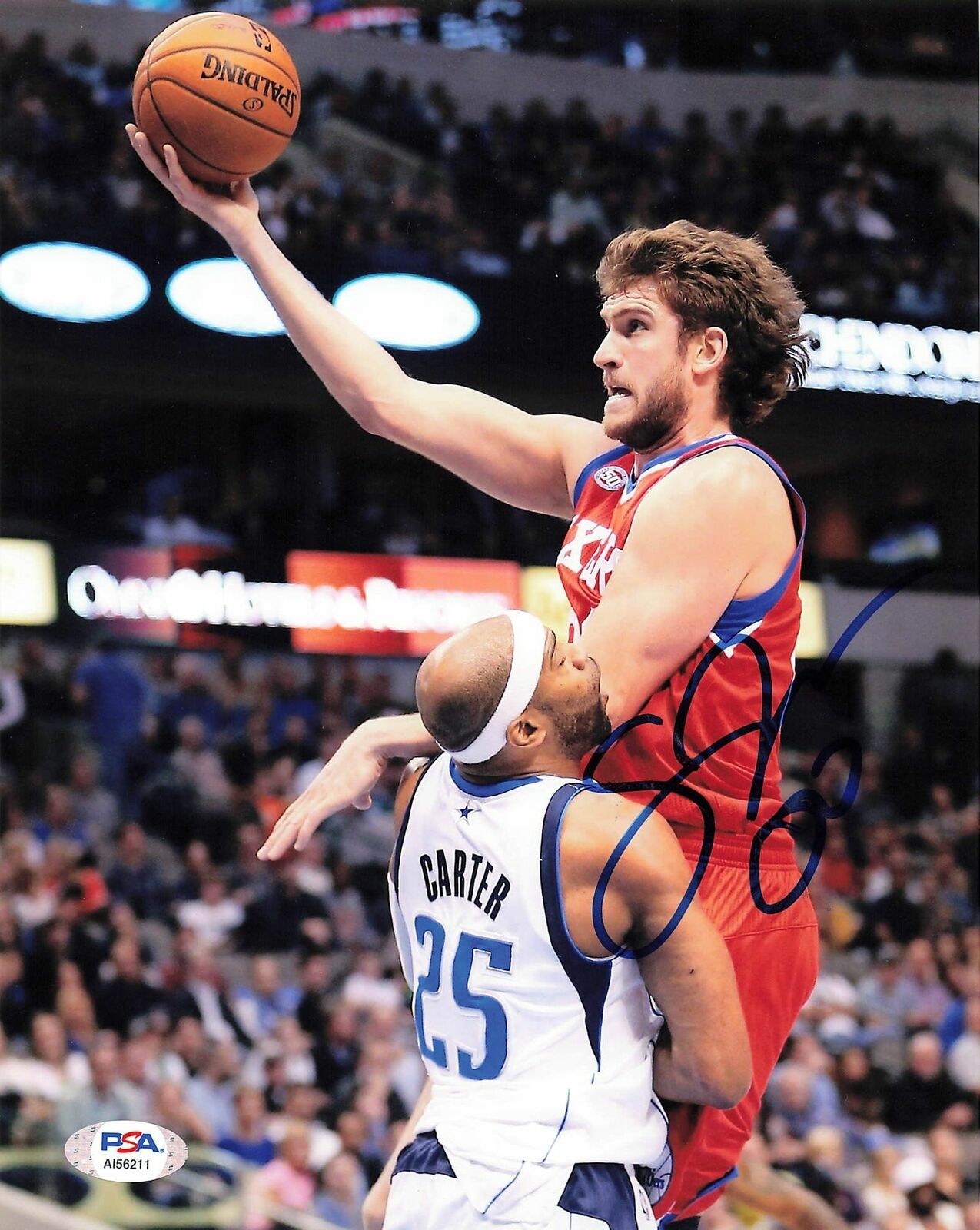 Spencer Hawes signed 8x10 Photo Poster painting PSA/DNA Los Angeles Clippers Autographed