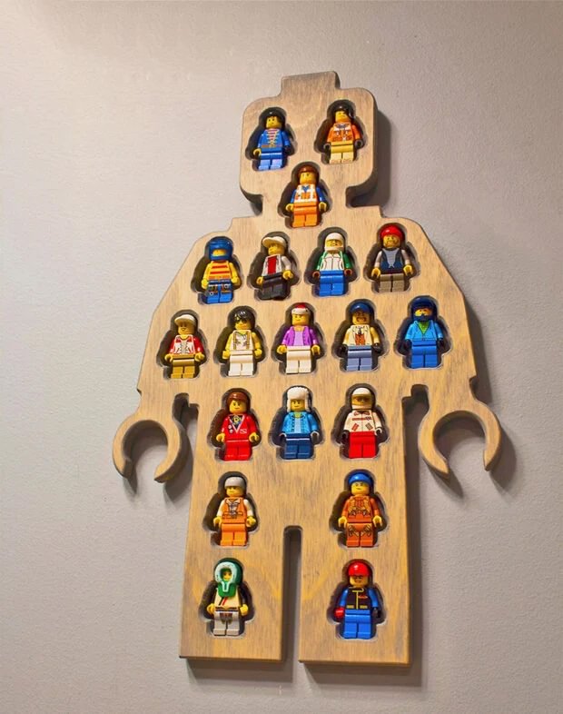 Christmas gifts children- Display Shelf for Lg Minifigures