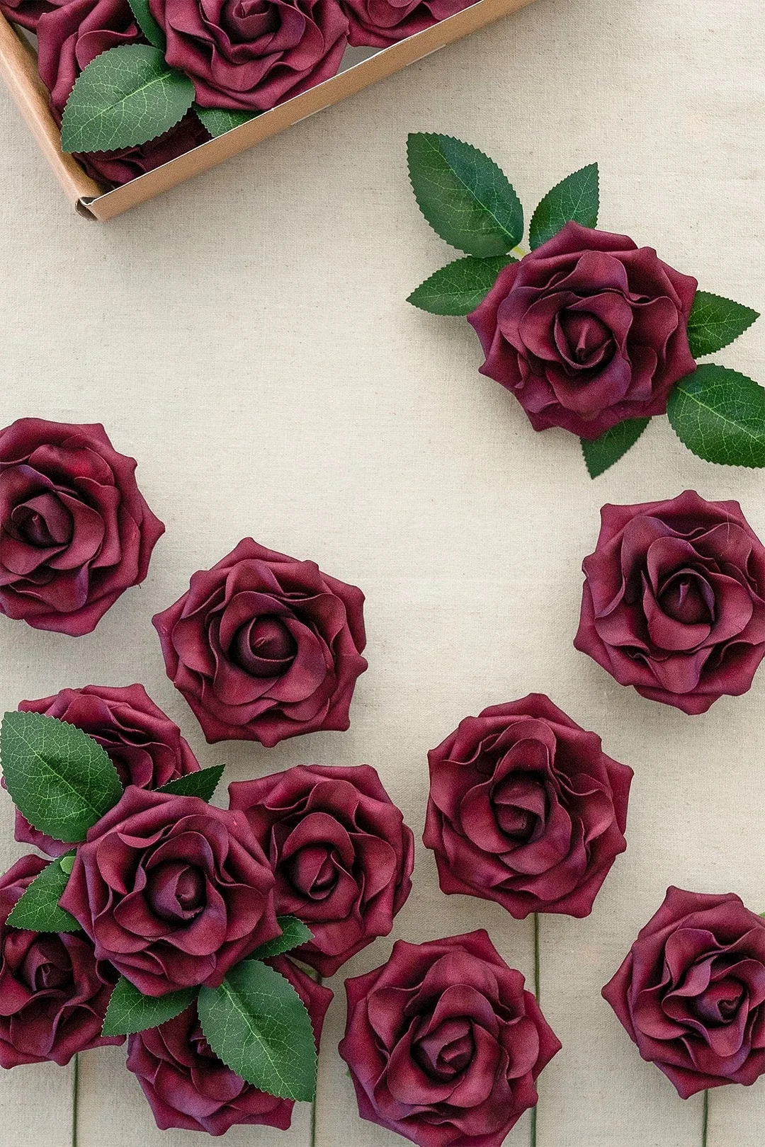 3.5" Foam Avalanche Rose with Stem - 16 Colors