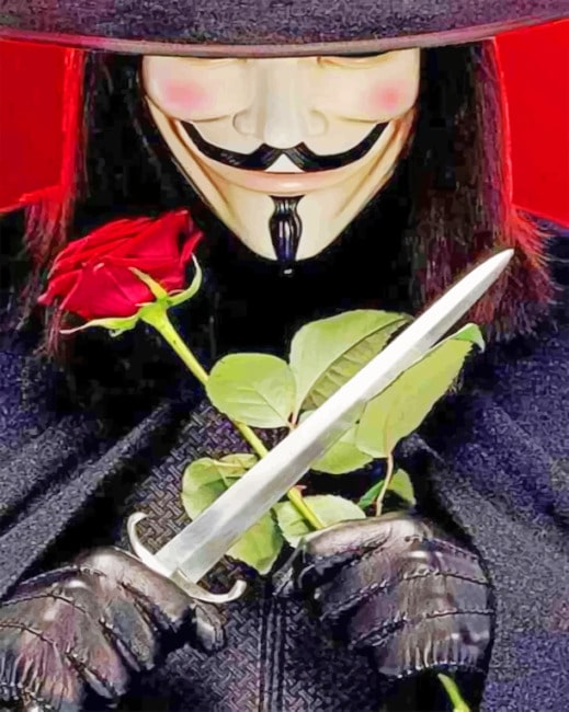 

V For Vendetta – Paint By Numbers - 40*50CM, 501 Original