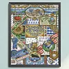 Four Seasons Of Summer-14CT Stamped Cross Stitch 40*51cm/15.75*20.08in