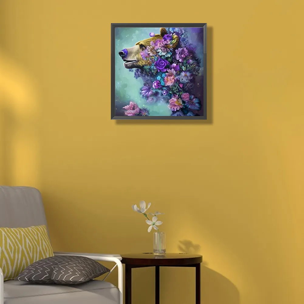 Full Round Diamond Painting 40*40cm - Bear