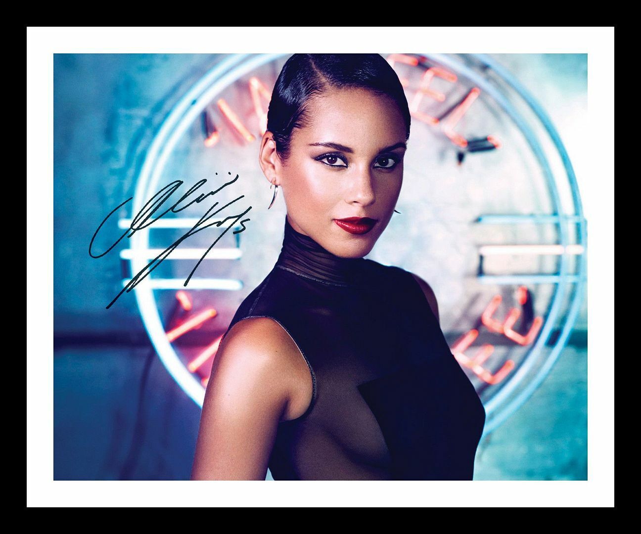 Alicia Keys Autograph Signed & Framed Photo Poster painting 4