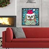 Diamond Painting -5D Full Round Drill Christmas Owl