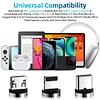 540&deg; Rotating Magnetic Charging Cable, 3-in-1 Cell Phone Charger 3A Fast Cable Supports Data Transfer USB Magnet for iPhone/Micro USB/C Type Devices