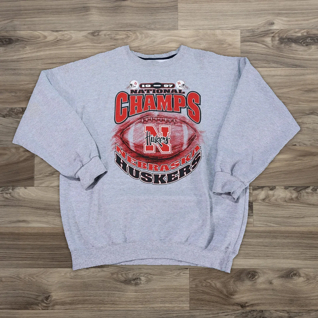 retro street round neck sweatshirt