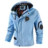 Men's Casual Jacket Parka Autumn and Winter Hooded Men's Coat Solid Color Outdoor