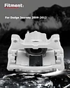 cciyu 18B5044A 18B5045A Front Left & Right Brake Calipers With Bracket For Dodge For Journey 2009-2012