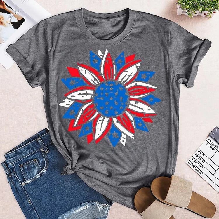 4th of July T-shirt Tee --Annaletters