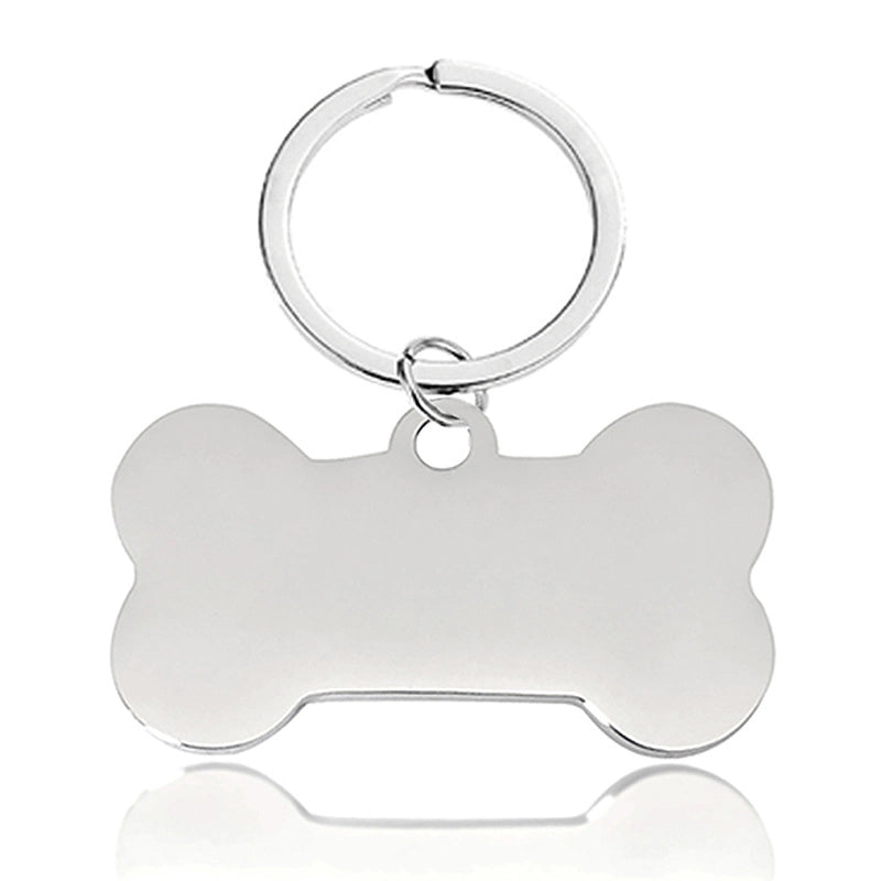 Key Chain Spot Stainless Steel Blank Laser Color Printing Material Holiday Gift Lettering Metal Key Chain