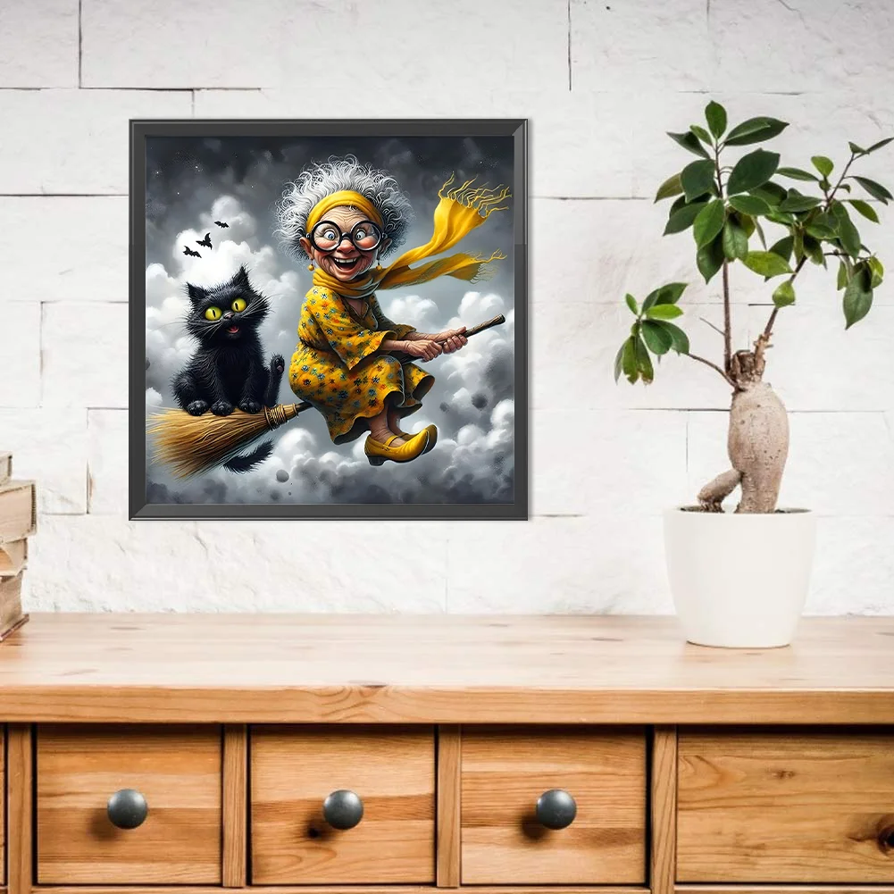 Diamond Painting - Full Round Drill - Grandma(Canvas|40*40cm)