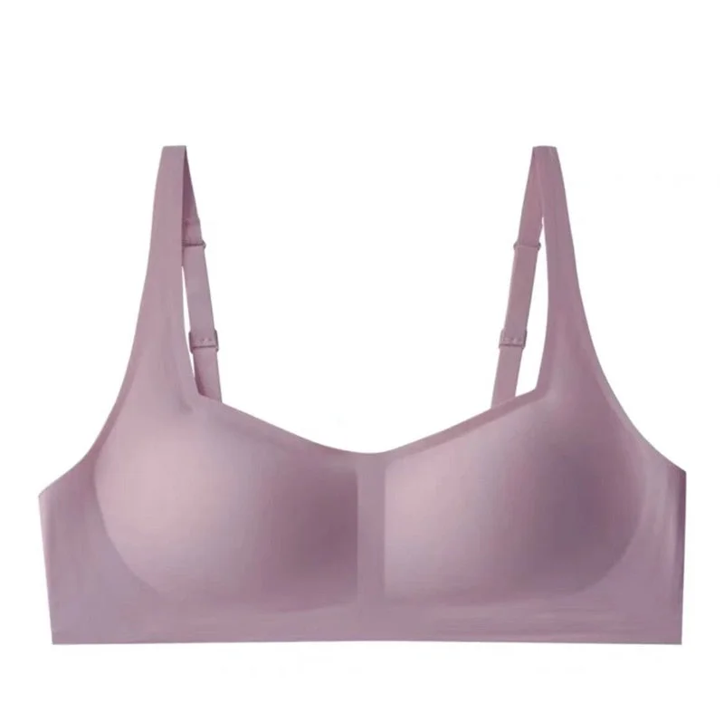 Women Bra Lingerie U-neck Sexy Bras Wire Free Brassieres Seamless Underwear Bralette S-XL Soft Latex Bra Crop Tops for Female