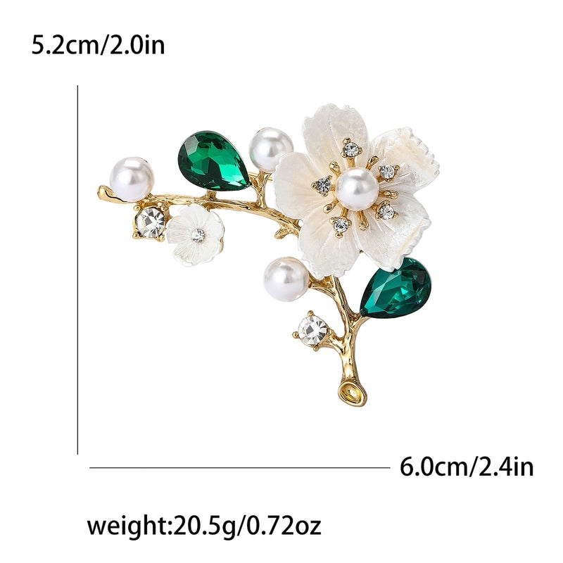 Elegant Pastoral Pin Flower Alloy Women’s Brooches