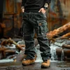 Men's Multi-Pocket Vintage Outdoor Work Trousers by Inlyline