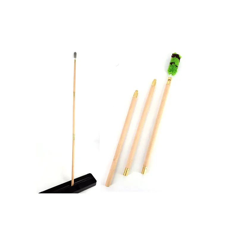 Universal Handgun Cleaning kit 6PCS with Wood Rods for 12ga 20ga 410ga Hunting Gun 