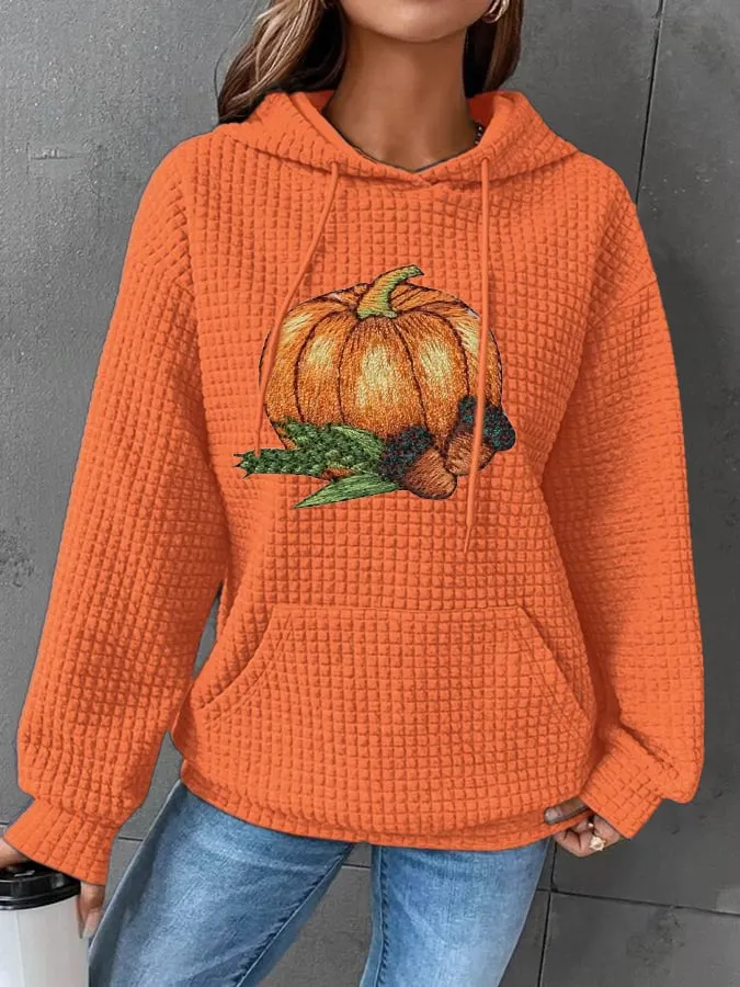 Women's Autumn Pumpkins Hoodie 