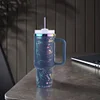 Stainless Steel Vacuum Insulated Tumbler 40oz Thermal Iced Travel Cup with Straw