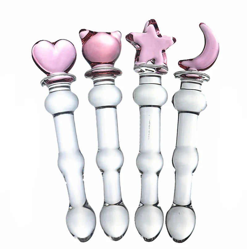 Glass Anal Plug Adult Female Sex Products - Rose Toy