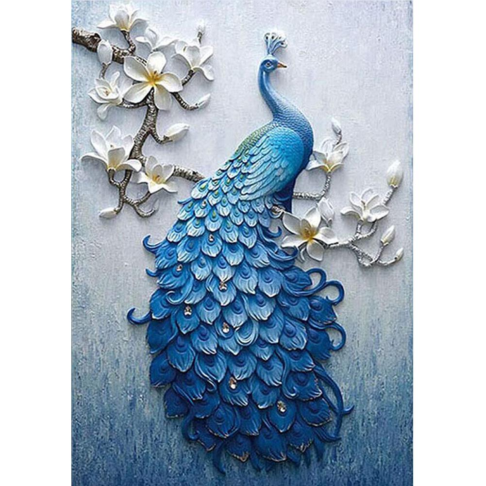 Diamond Painting - Full Round - Peacock