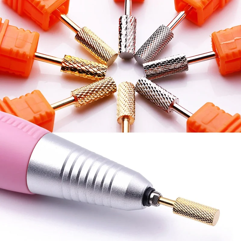 Tungsten steel Milling Nail Drill Bit  Machine Carbide Nail Drill Bits Ceramic Carbide Milling Cutters For Nail Drill-Nail Inspo